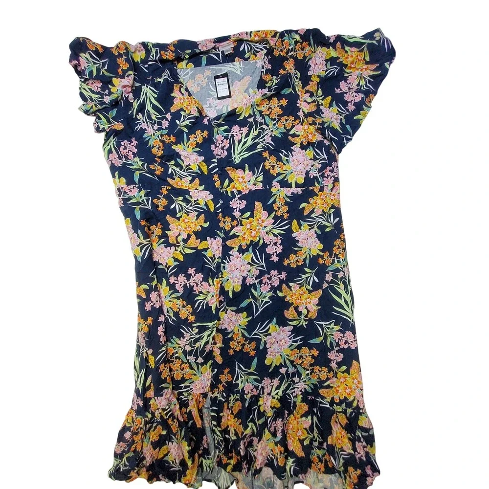 Avenue Maxi Dress Womens 22/24 Wildflower Sasha‎ Flutter Sleeve Floral Peasant